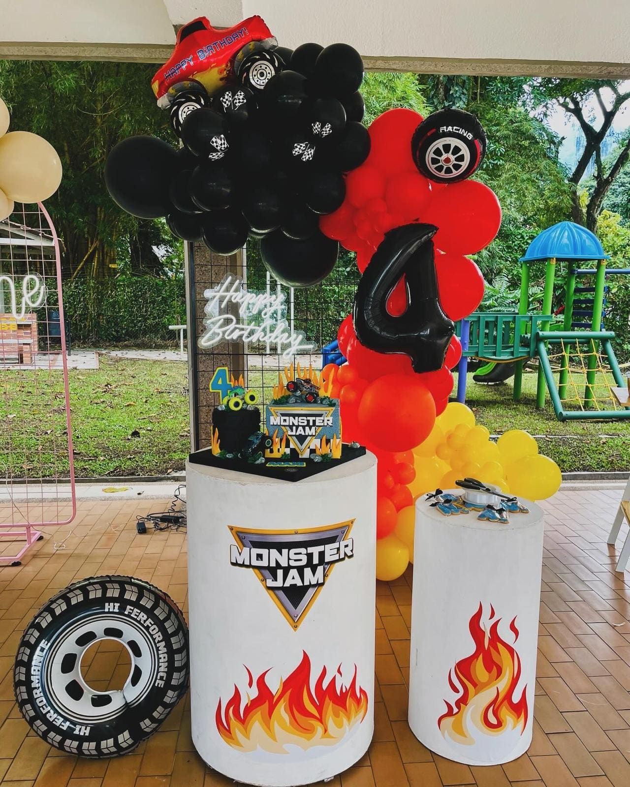Cars-themed birthday party at Esme